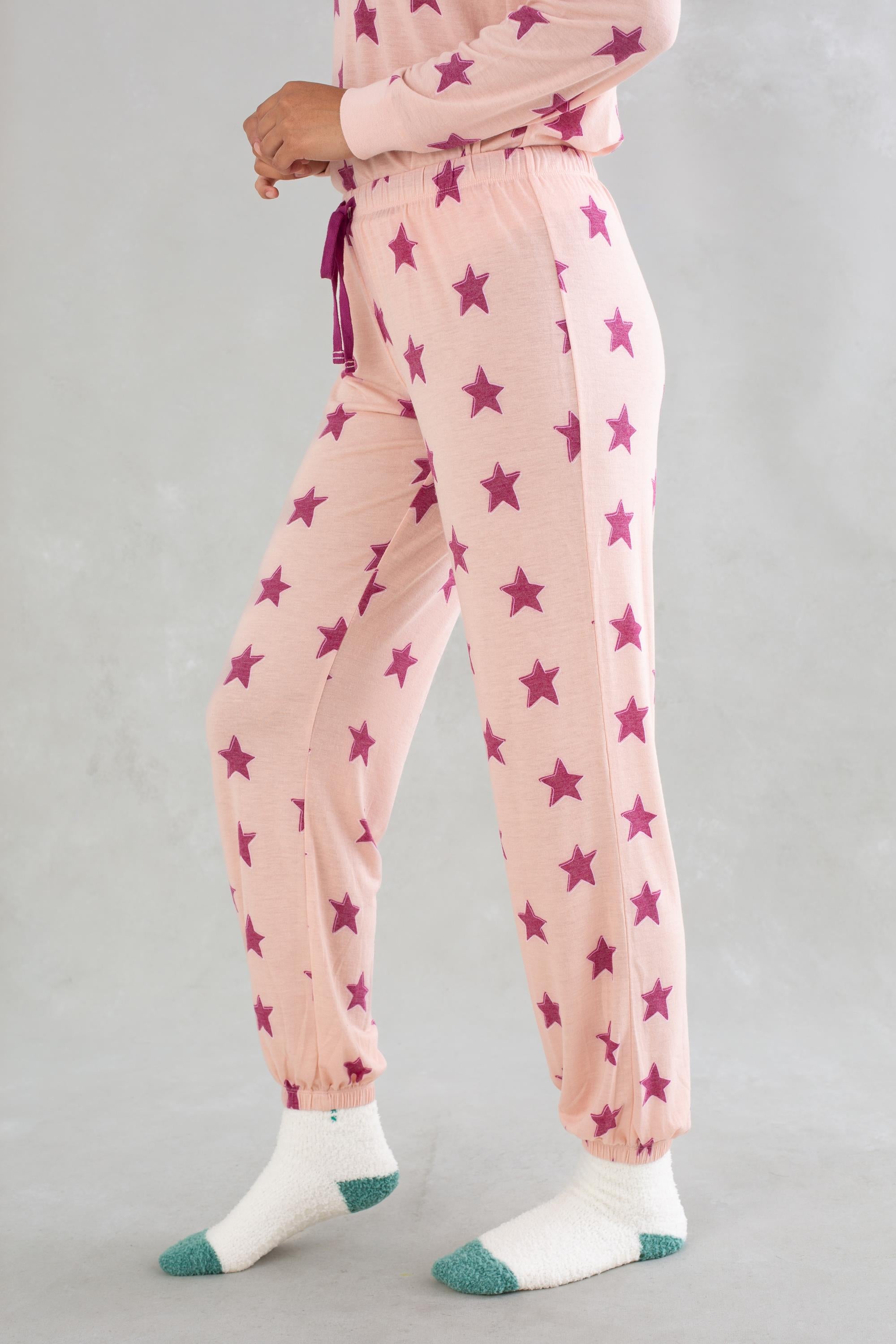 Soft Pink Stars Jogger
