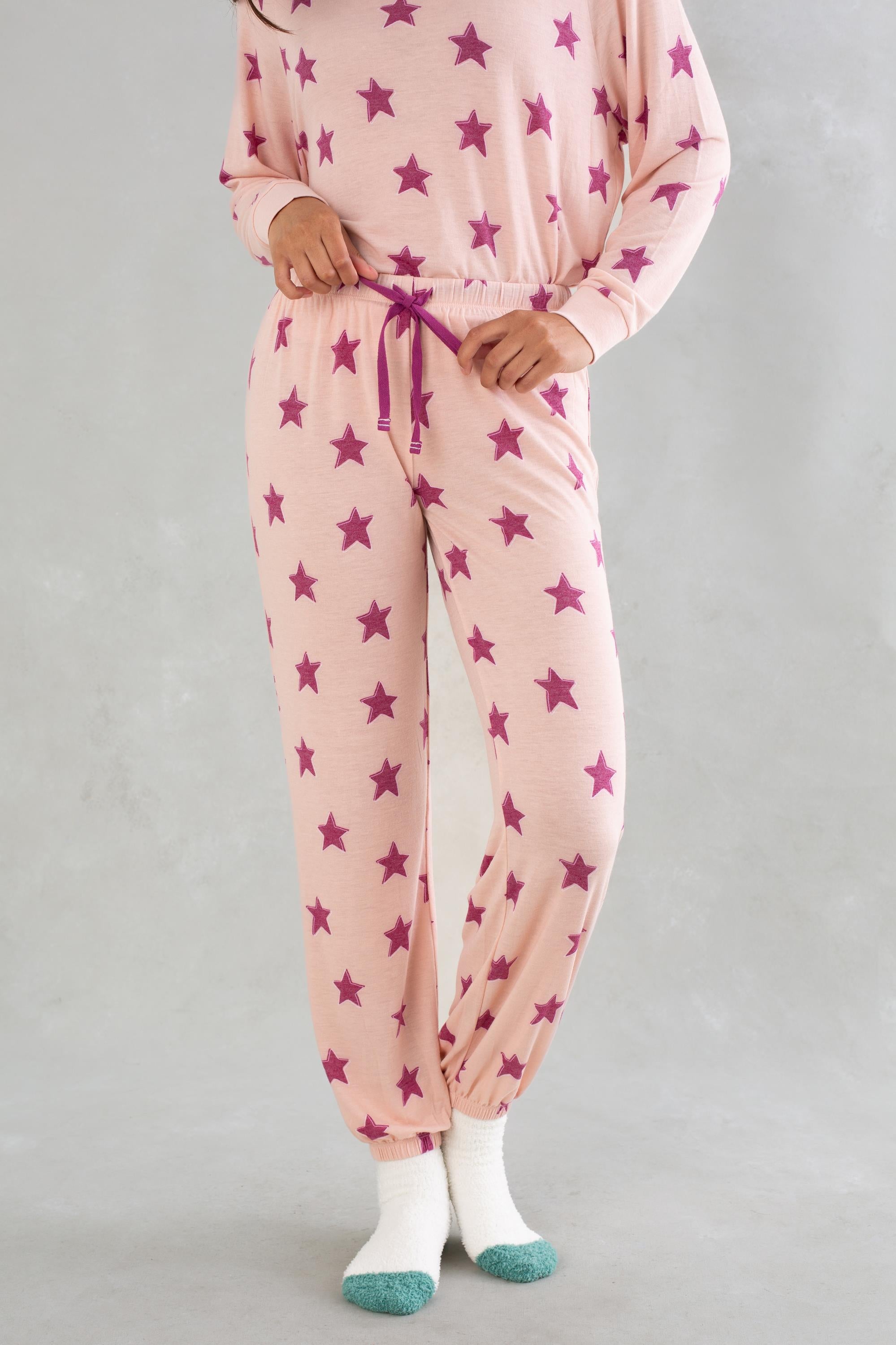 Soft Pink Stars Jogger