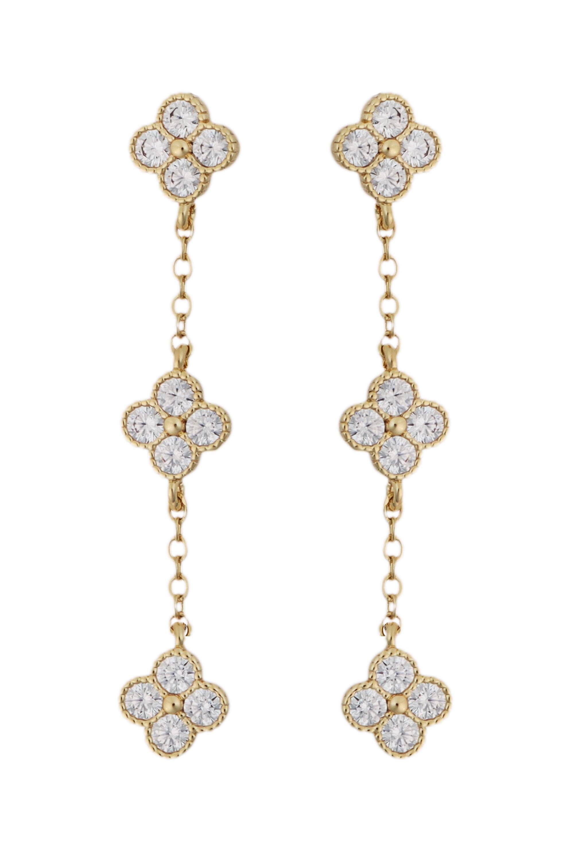 Clover Tiered Earring