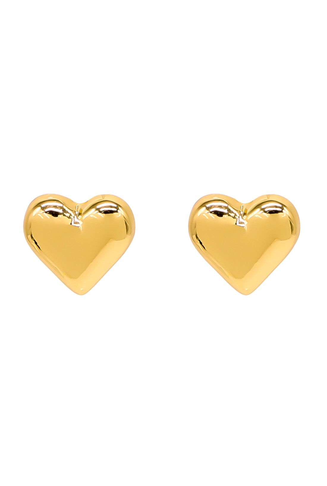 Puffy Heart Stud Earring