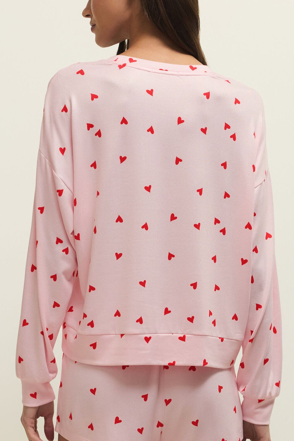 Mira Heart Long Sleeve Top