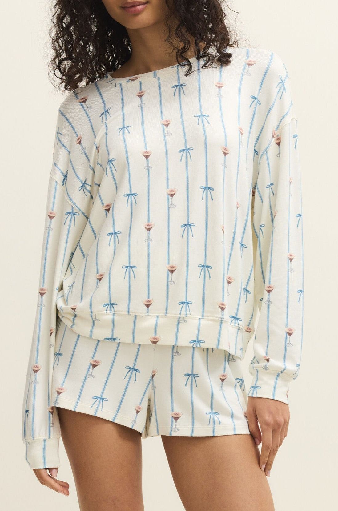 Cozy Espresso Martini Long Sleeve Top