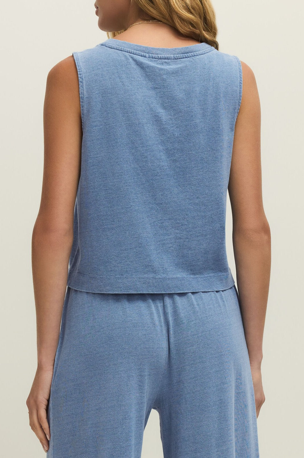 Sloane V-Neck Denim Tank