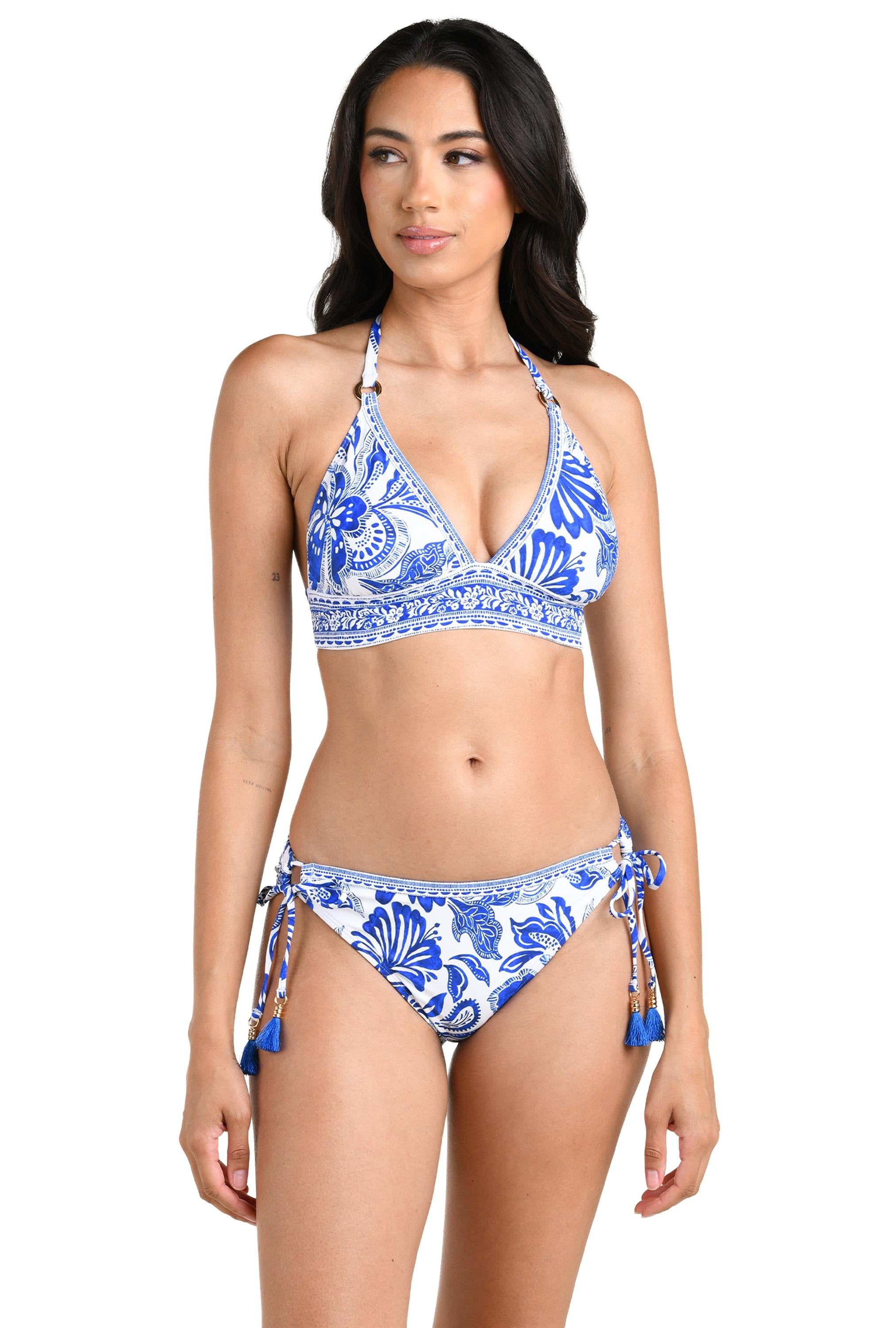 Botanical Brocade Halter Top