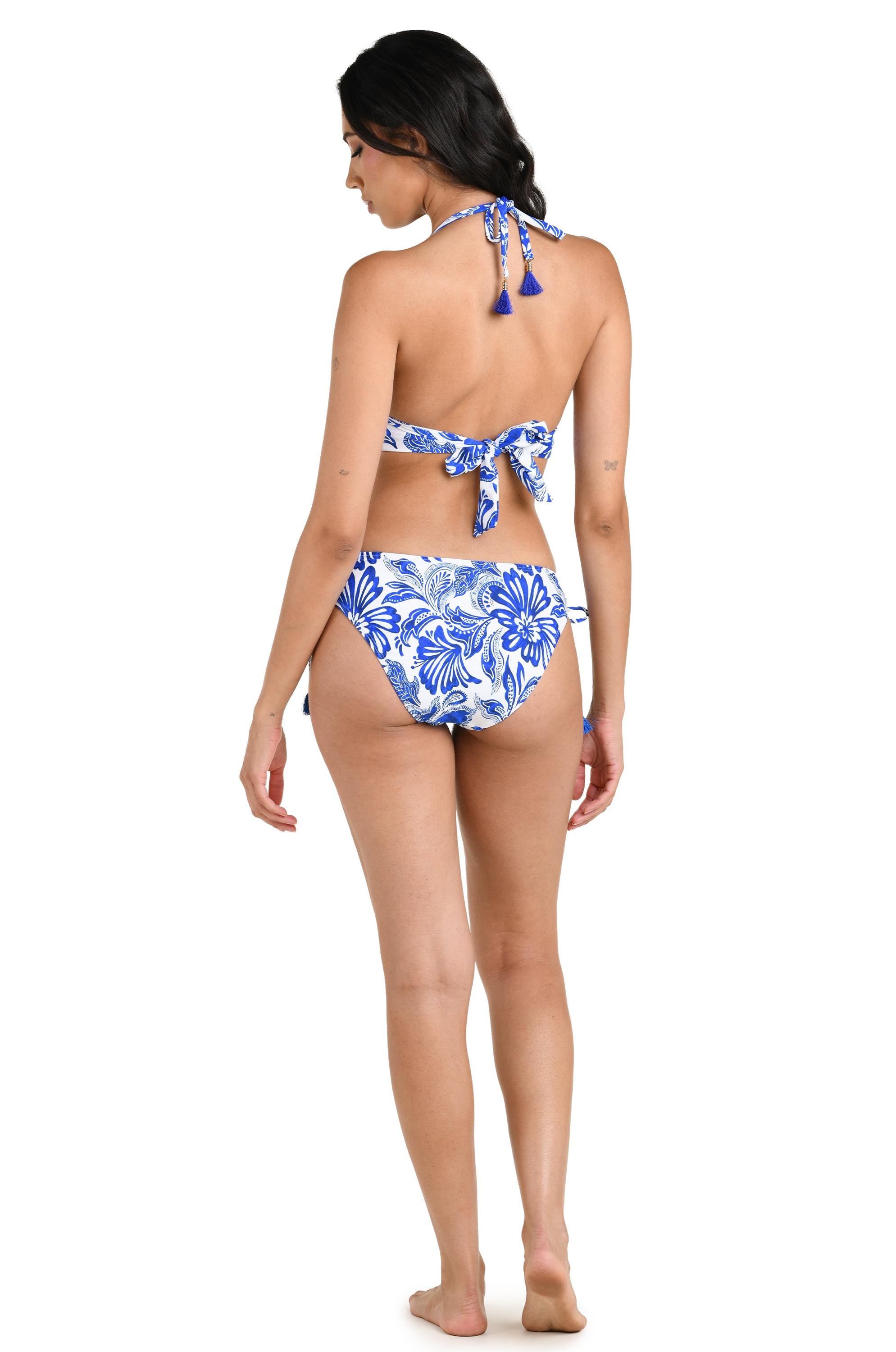 Botanical Brocade Halter Top