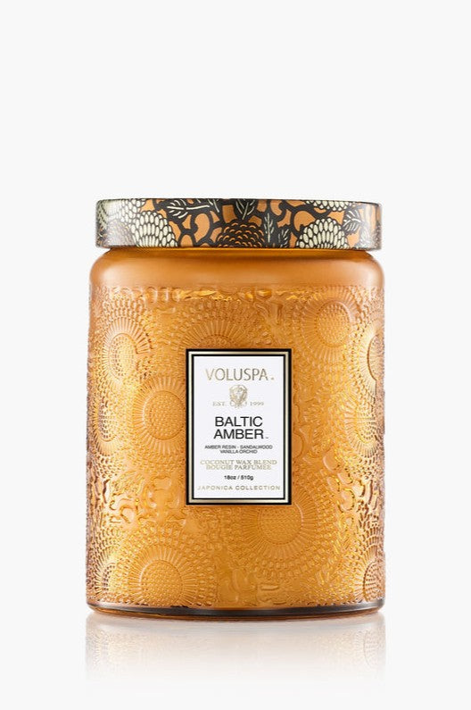 Baltic Amber Large Jar Candle 18oz