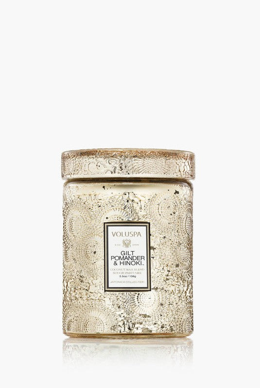 Gilt Pomander & Hinoki Small Jar