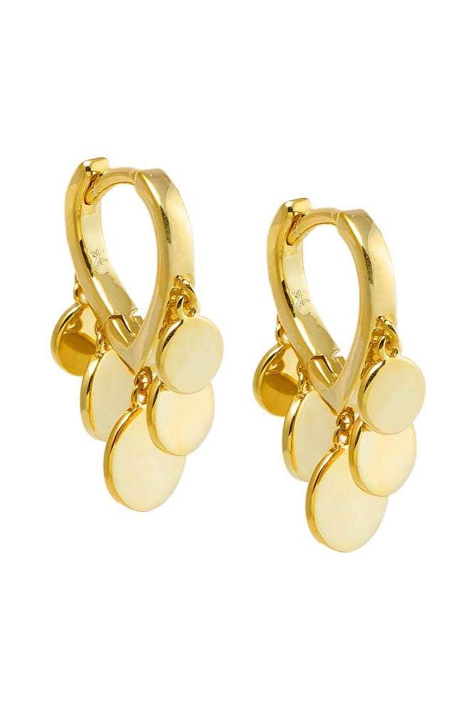 Graduated Dangling Solid Discs Huggie