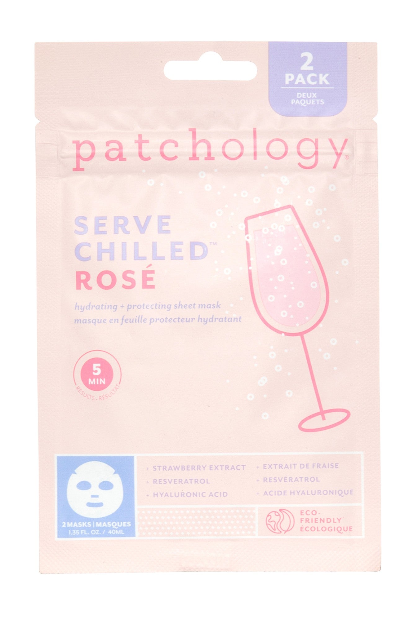 Rose Sheet Masque 2 Pack Resealable Mask