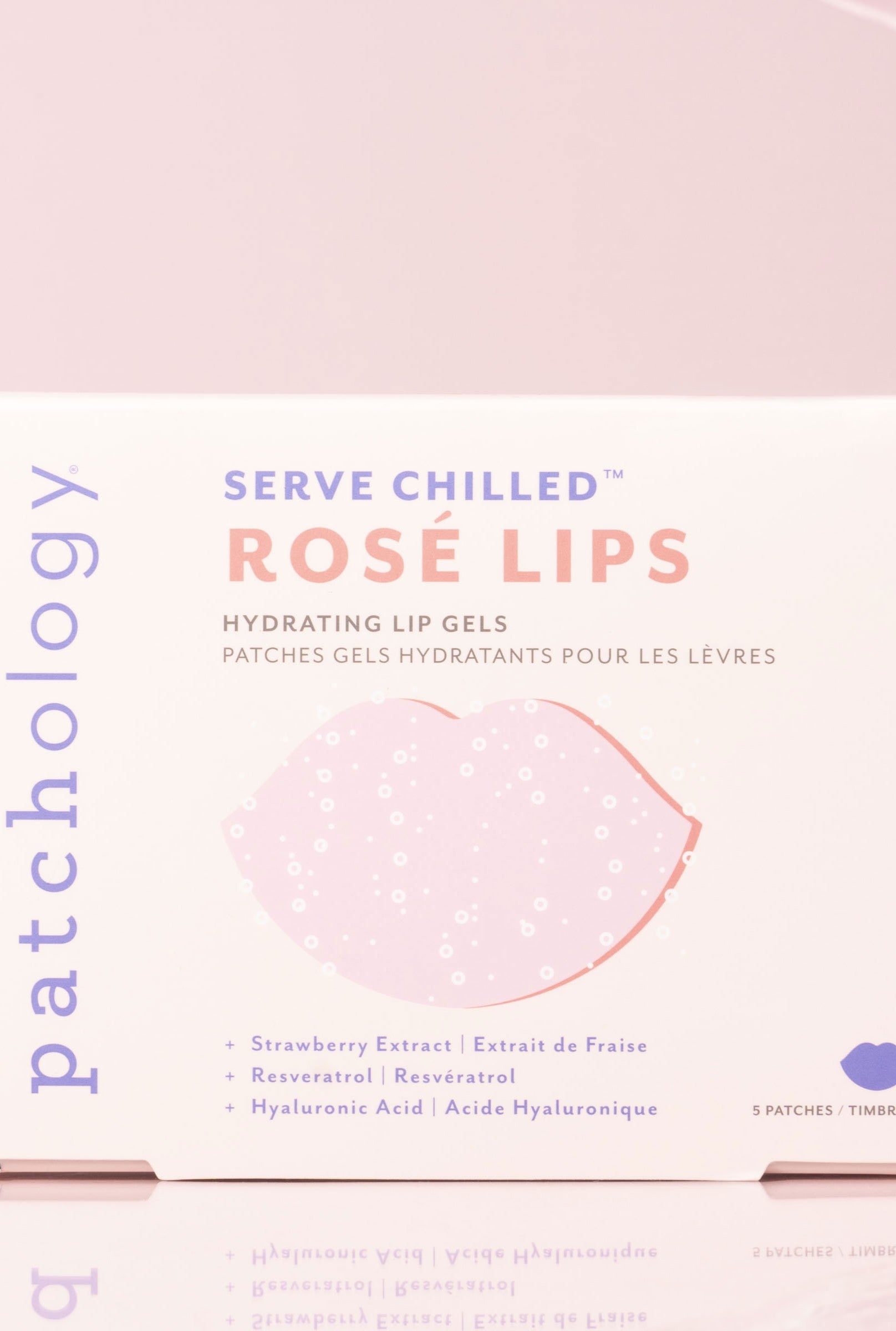 Serve Chilled Rose Lip Mask- 5 Gels/ Box