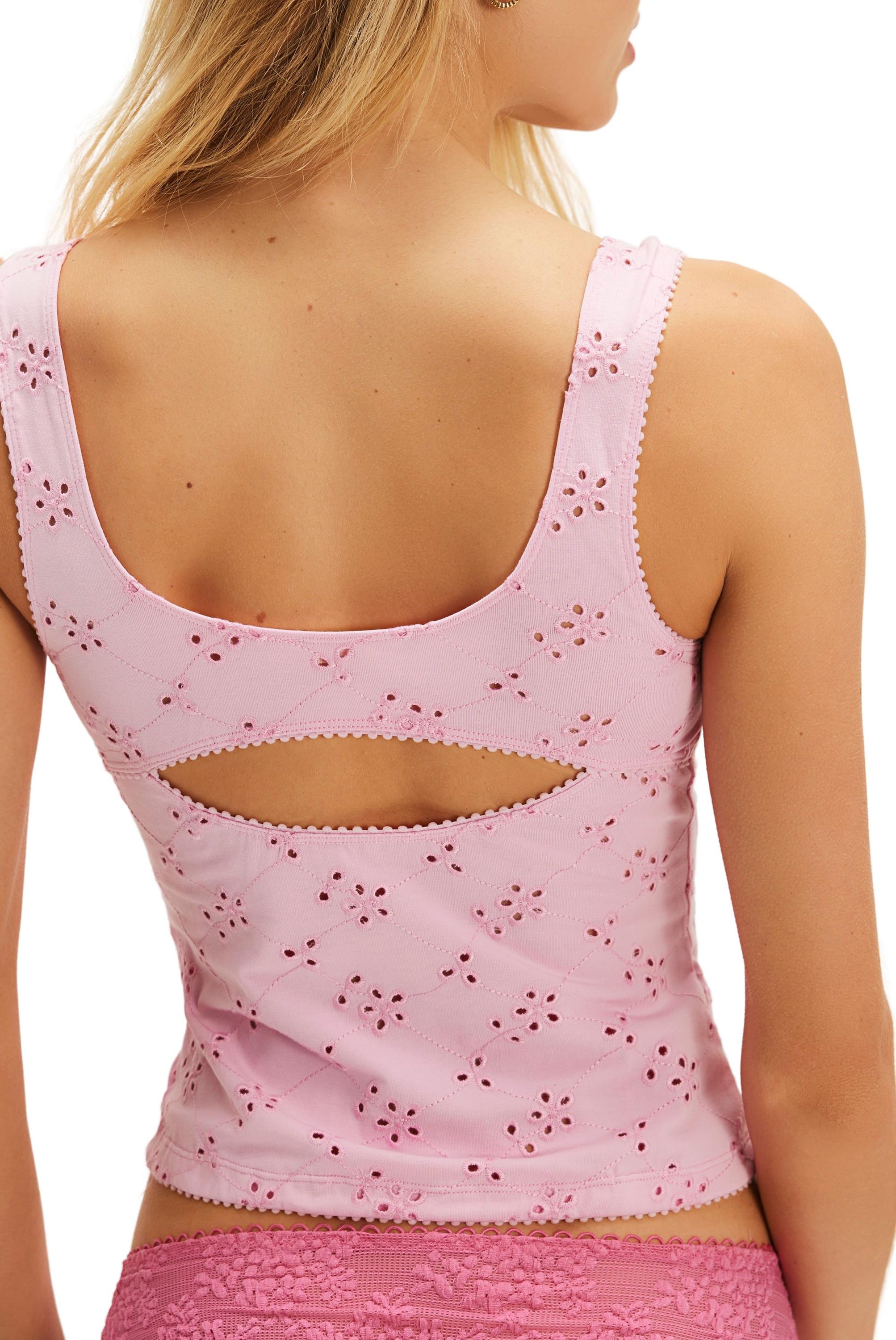 Full Bloom Eyelet Cami