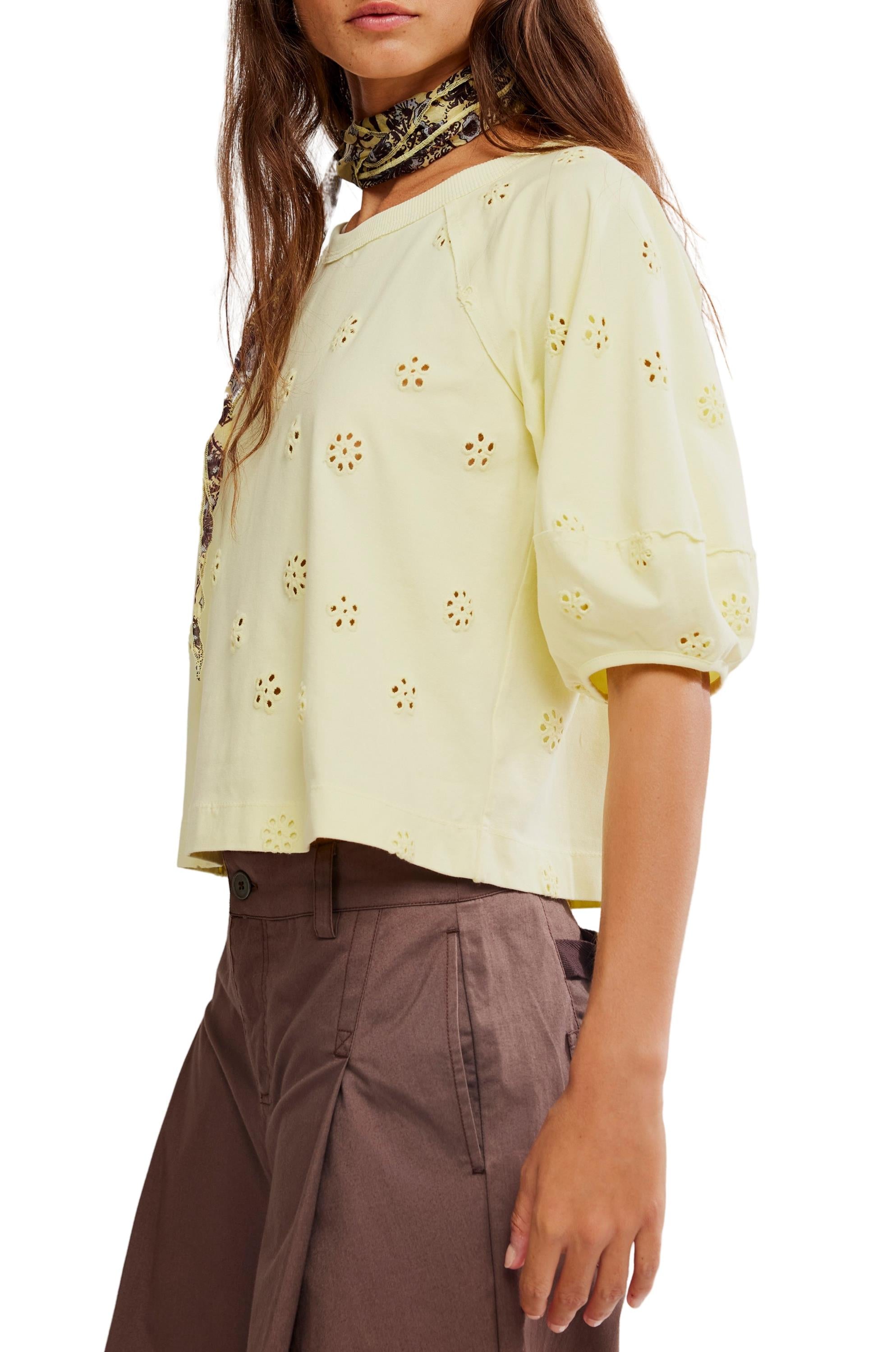 Jessie Eyelet Tee