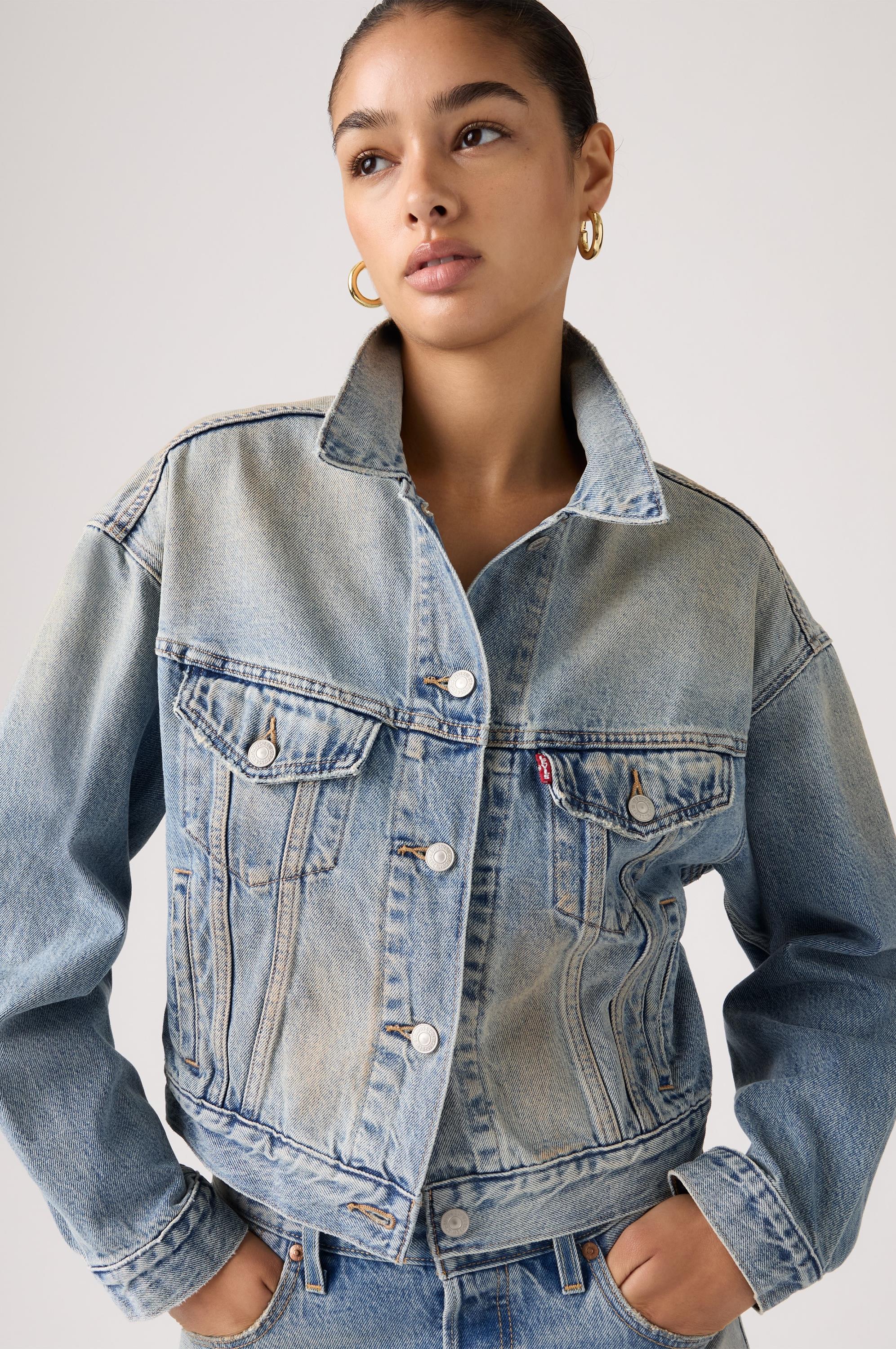 デニムジャケット Levi's/SHRUNKEN 90S TRUCKER Shrunken 90s Off Roading Trucker – South Moon Under