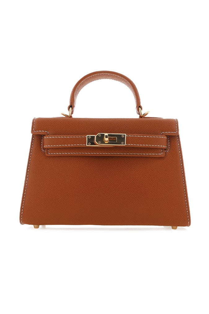 Hariette Handle Bag In Tan