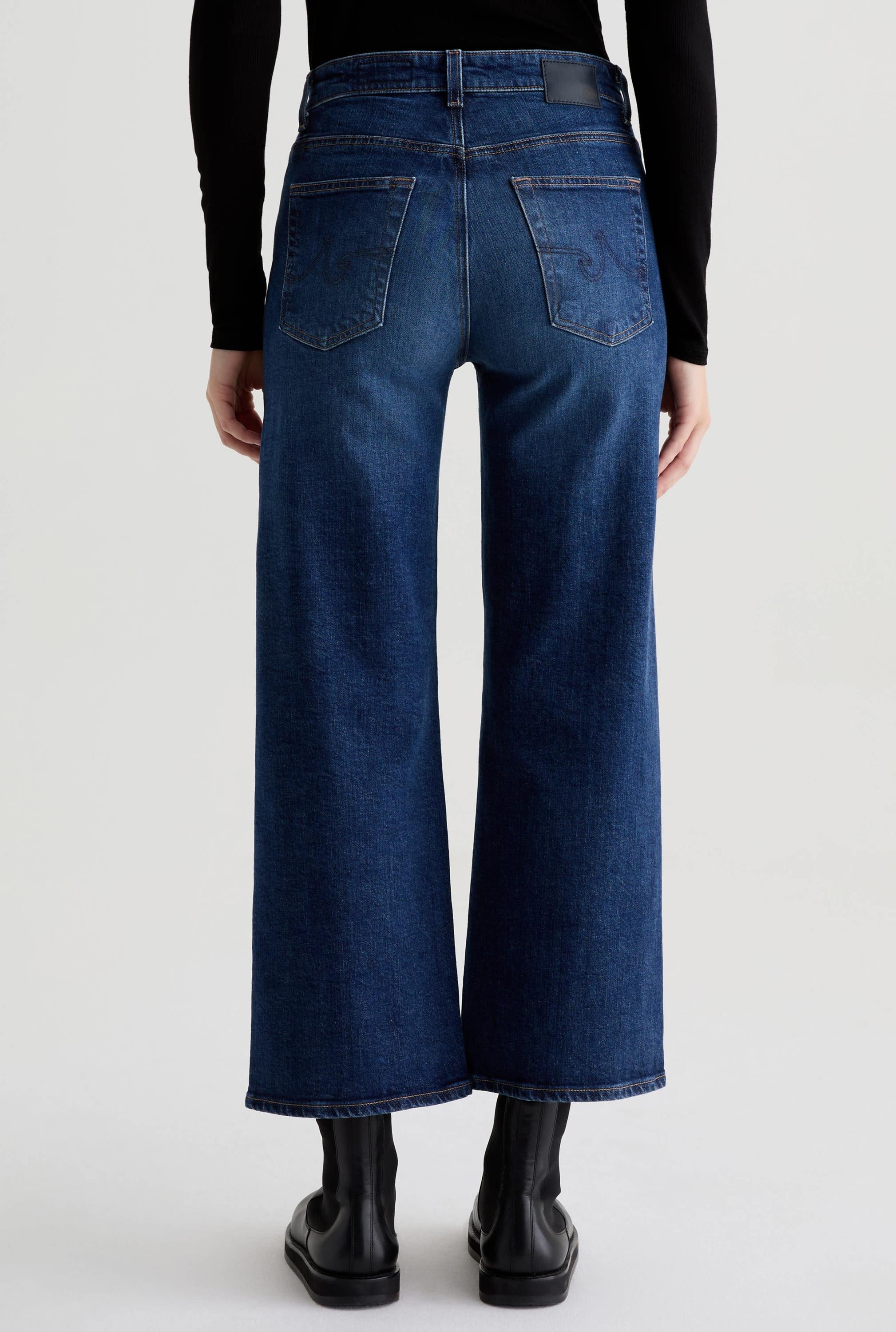 Saige Wide Leg Crop Veiled