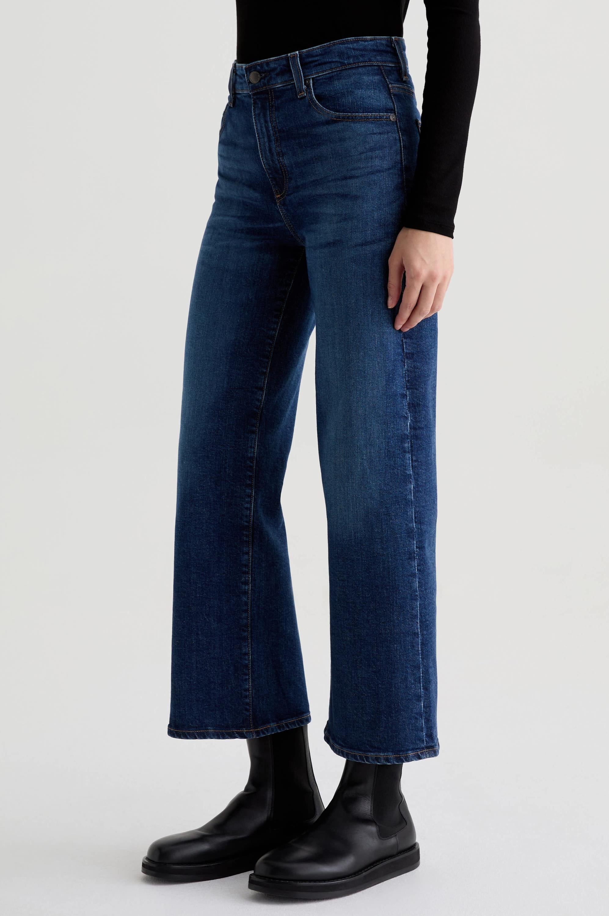 Saige Wide Leg Crop Veiled