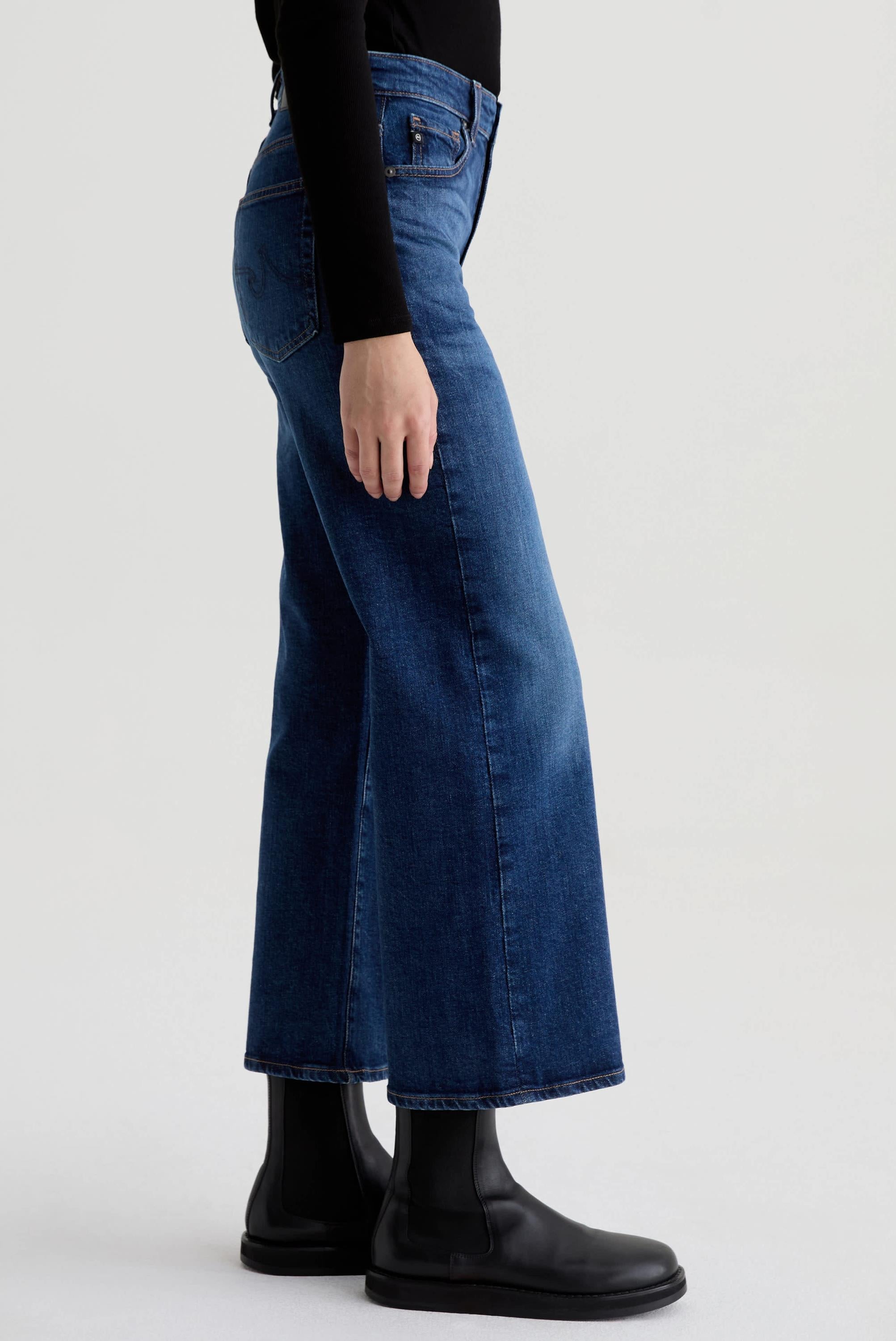 Saige Wide Leg Crop Veiled