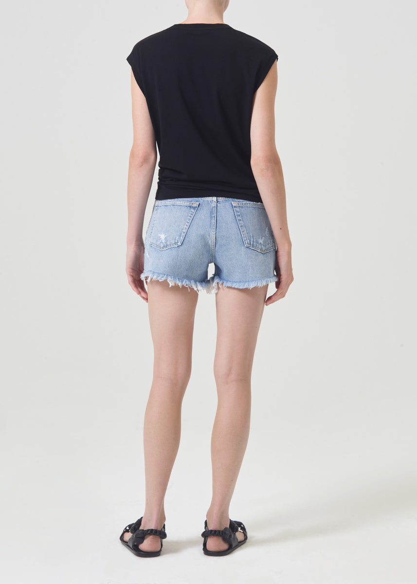 Parker Vintage Hi Rise Cut Off Denim Short